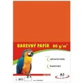 papier pre výtvarnú výchovu A3/100/80g oranžový